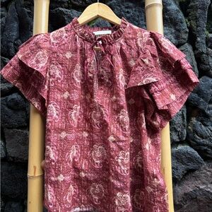 Ulla Johnson Lilli Top - Amaranthus